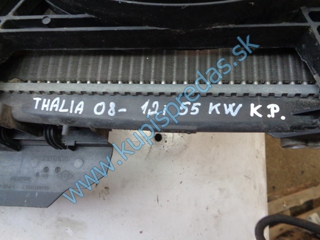 komplet chladiče na renault tháliu II, 1,2 55kw, 